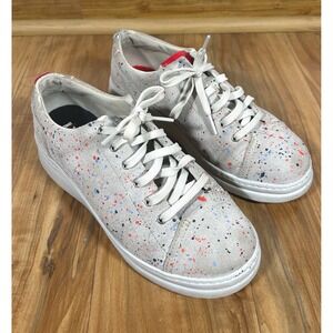 Camper Twins Runner Up Suede Platform Sneakers Gray Multi Color EU 38 Casual